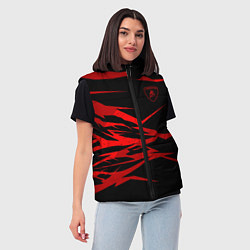 Женский жилет Lamborghini, цвет: 3D-красный — фото 2
