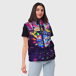 Женский жилет SONIC RETRO, цвет: 3D-светло-серый — фото 2