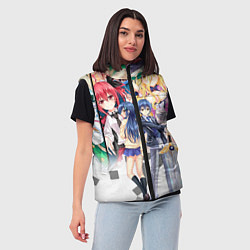 Женский жилет Date A Live, цвет: 3D-светло-серый — фото 2