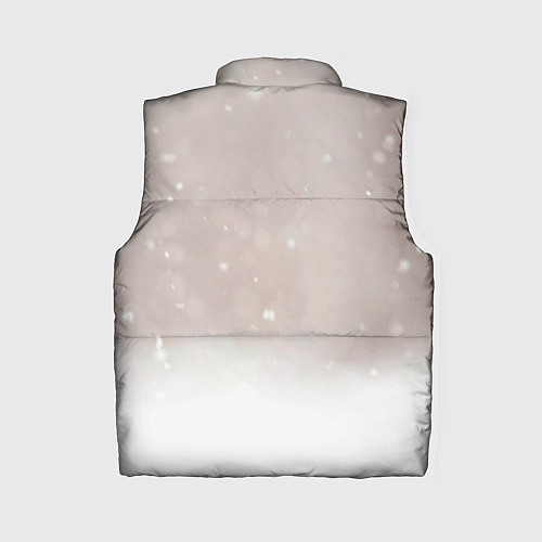 Женский жилет Лиса и снег / 3D-Красный – фото 2