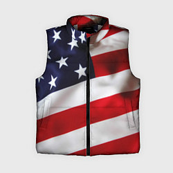 Женский жилет США USA, цвет: 3D-светло-серый
