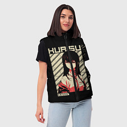 Женский жилет Врата Штейна, цвет: 3D-черный — фото 2