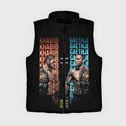 Женский жилет KHABIB VS GAETHJE, цвет: 3D-черный