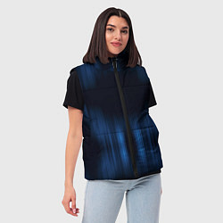 Женский жилет НЕОНОВЫЙ ДОЖДЬ, цвет: 3D-светло-серый — фото 2