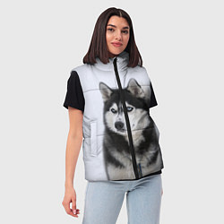 Женский жилет ХАСКИ, цвет: 3D-черный — фото 2