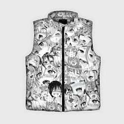 Женский жилет Ahegao monochrome