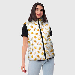 Женский жилет Baked Goods Kowalski Pattern, цвет: 3D-светло-серый — фото 2