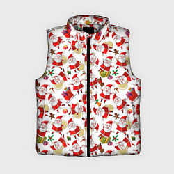 Женский жилет Дед Мороз, цвет: 3D-светло-серый