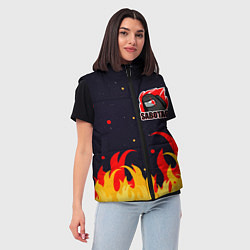 Женский жилет Among Us Sabotage, цвет: 3D-светло-серый — фото 2