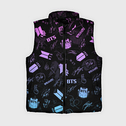 Женский жилет BTS, цвет: 3D-черный