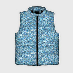 Женский жилет Море волнуется, цвет: 3D-черный