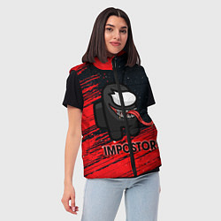 Женский жилет AMONG US, цвет: 3D-красный — фото 2