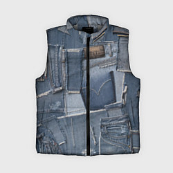 Женский жилет Jeans life, цвет: 3D-светло-серый