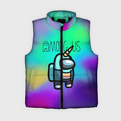 Женский жилет Among Us Unicorn Z, цвет: 3D-черный