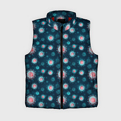 Женский жилет Ковид-19, цвет: 3D-красный