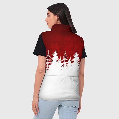 Женский жилет Санта по харду / 3D-Светло-серый – фото 4