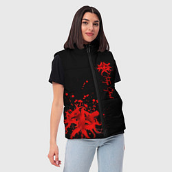 Женский жилет Tokyo Ghoul, цвет: 3D-черный — фото 2