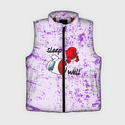 Женский жилет Among Us Sleep well Z, цвет: 3D-красный