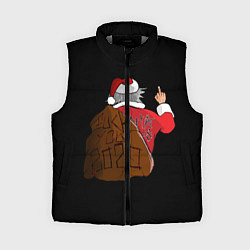 Женский жилет Santa claus, цвет: 3D-светло-серый