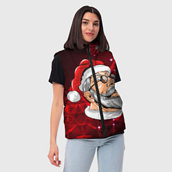 Женский жилет Кульный дед, цвет: 3D-черный — фото 2