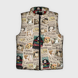 Женский жилет Ван пис, цвет: 3D-красный