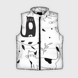 Женский жилет Кис-Кис, цвет: 3D-светло-серый