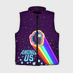 Женский жилет AMONG US neon rainbow