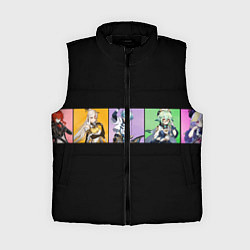 Женский жилет Genshin Impact - Полоса, цвет: 3D-черный