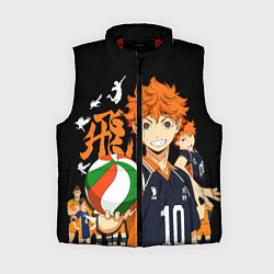 Женский жилет ВОЛЕЙБОЛ!! HAIKYUU!!, цвет: 3D-красный