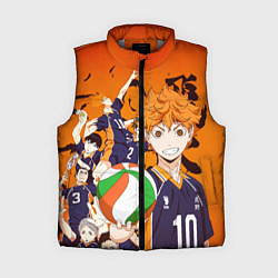 Женский жилет ВОЛЕЙБОЛ!! HAIKYUU!!, цвет: 3D-светло-серый