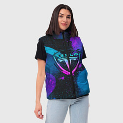 Женский жилет TESLA NEON, цвет: 3D-красный — фото 2