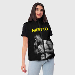 Женский жилет НИЛЕТТО, цвет: 3D-черный — фото 2