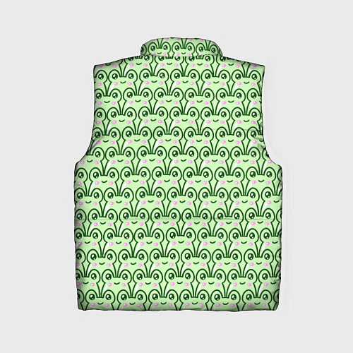 Женский жилет Милые лягушки / 3D-Светло-серый – фото 2