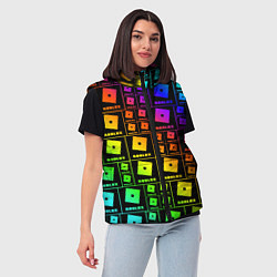 Женский жилет ROBLOX, цвет: 3D-черный — фото 2