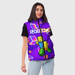 Женский жилет ROBLOX КУБЫ, цвет: 3D-красный — фото 2