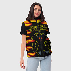 Женский жилет Тихоокеанский рубеж, цвет: 3D-красный — фото 2