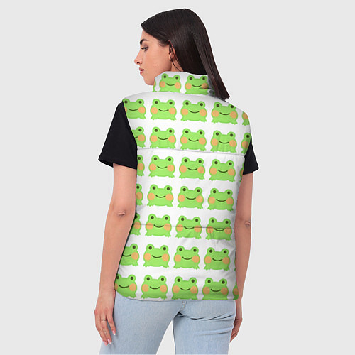 Женский жилет Лягушка / 3D-Светло-серый – фото 4