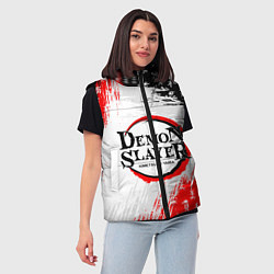 Женский жилет КЛИНОК, РАССЕКАЮЩИЙ ДЕМОНОВ, цвет: 3D-красный — фото 2