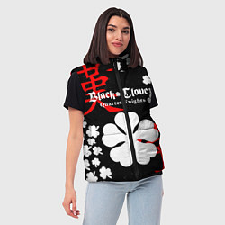 Женский жилет ЧЕРНЫЙ КЛЕВЕР, цвет: 3D-красный — фото 2