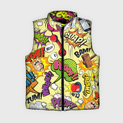 Женский жилет Комикс, цвет: 3D-светло-серый
