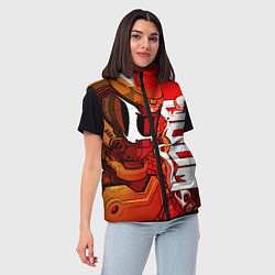 Женский жилет DOOM Eternal, цвет: 3D-черный — фото 2
