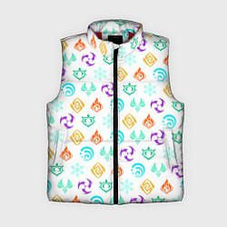 Женский жилет GENSHIN IMPACT ЭМБЛЕМЫ