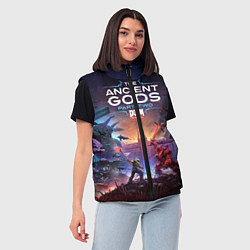 Женский жилет DOOM Eternal: The Ancient Gods, цвет: 3D-красный — фото 2