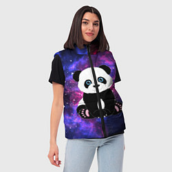 Женский жилет Space Panda, цвет: 3D-светло-серый — фото 2