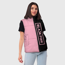 Женский жилет BLACKPINK, цвет: 3D-светло-серый — фото 2