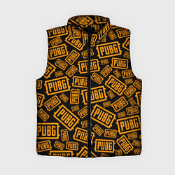 Женский жилет PUBG ПАБГ УЗОР, цвет: 3D-черный