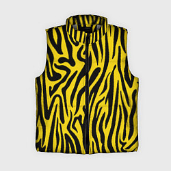 Женский жилет Тигровые полоски, цвет: 3D-светло-серый
