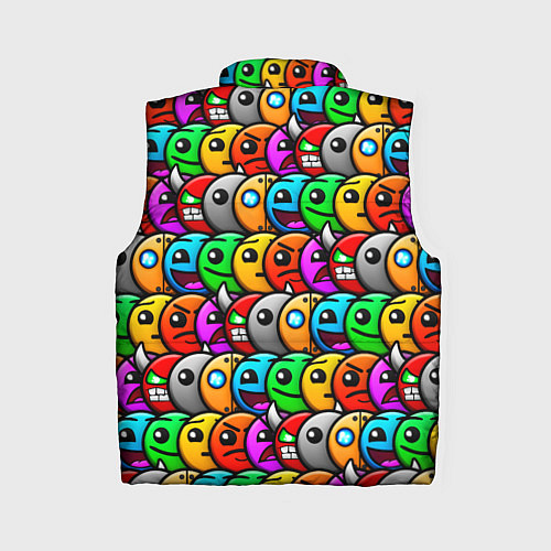 Женский жилет Geometry Dash: Pattern Z / 3D-Красный – фото 2