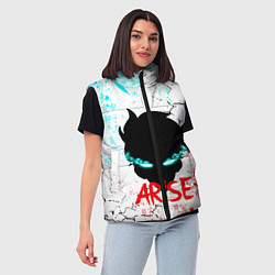 Женский жилет СОН ДЖИН ВУ SOLO LEVELING, цвет: 3D-красный — фото 2