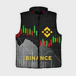 Женский жилет BINANCE БИНАНС ГРАФИК, цвет: 3D-красный